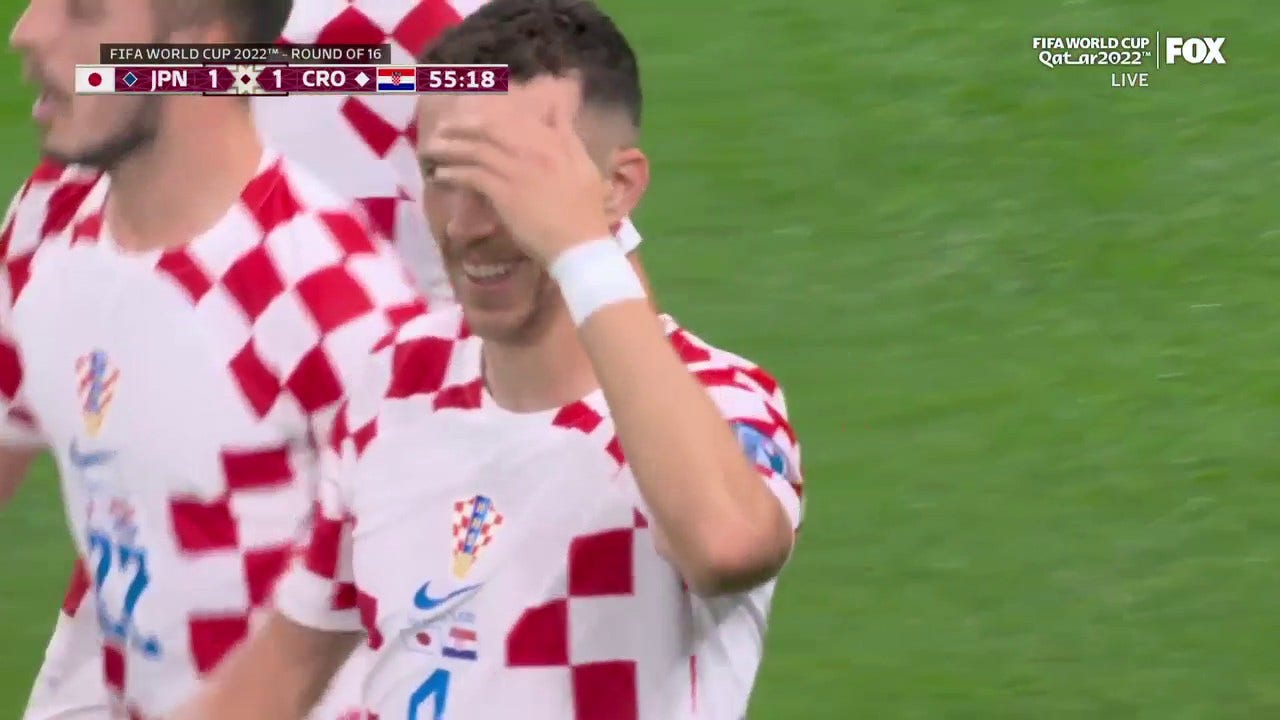 Croatias Ivan Perisic scores goal vs