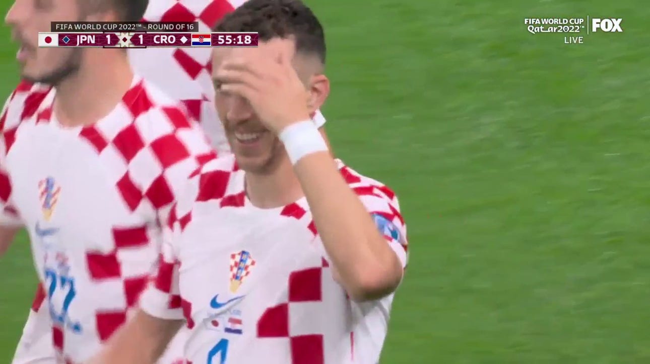 Croatia's Ivan Perisic scores goal vs. Japan in 55' | 2022 FIFA World Cup