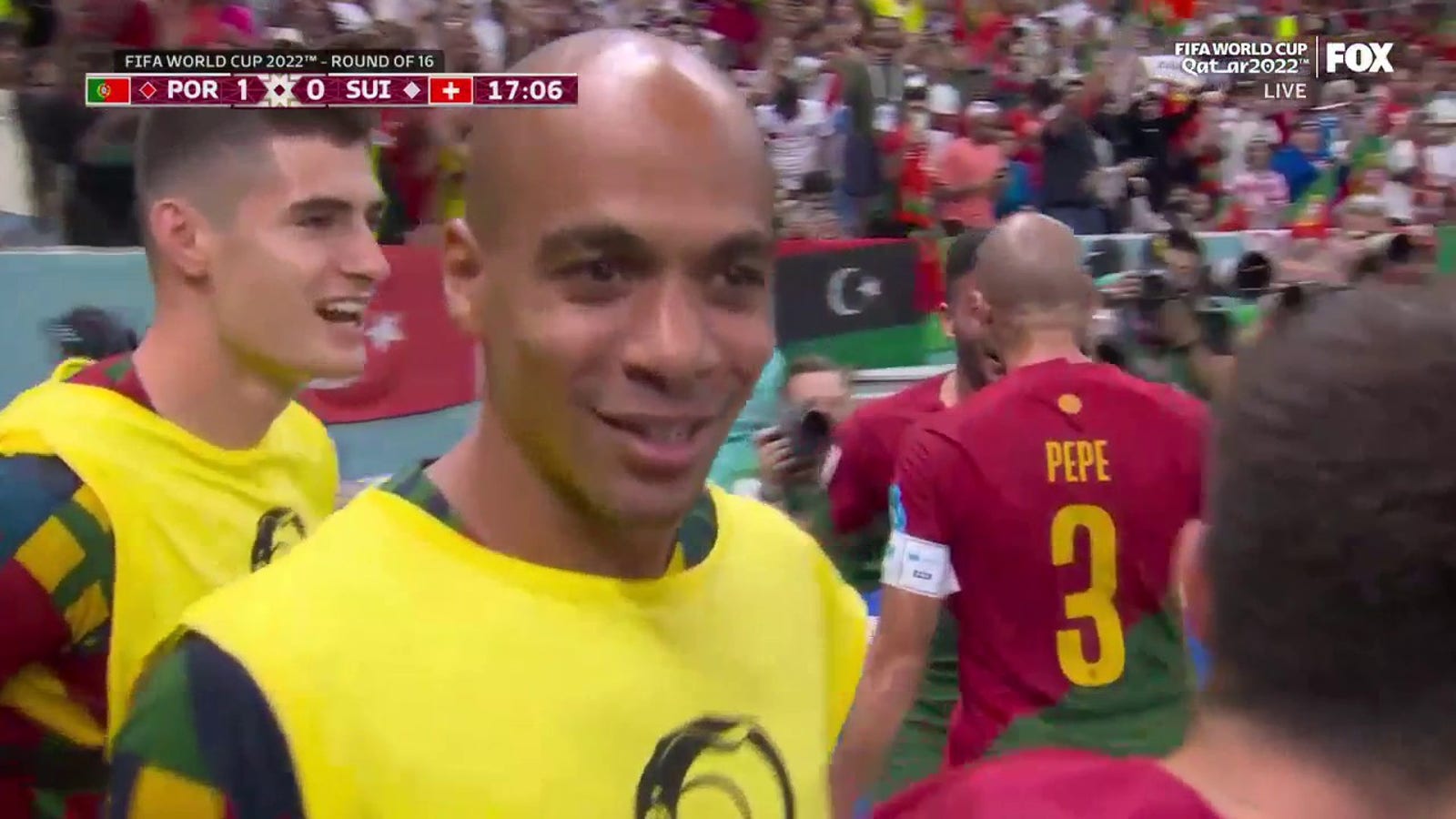 Portugals Goncalo Ramos trifft in der 17. Minute gegen die Schweiz