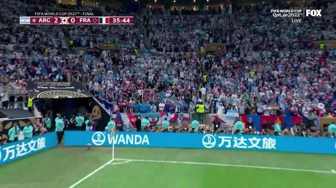 Argentina's Angel Di Maria scores goal vs. France in 36' | 2022 FIFA World Cup