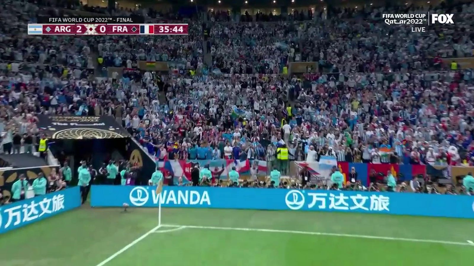 Argentina's Angel Di Maria scores goal vs. France in 36'