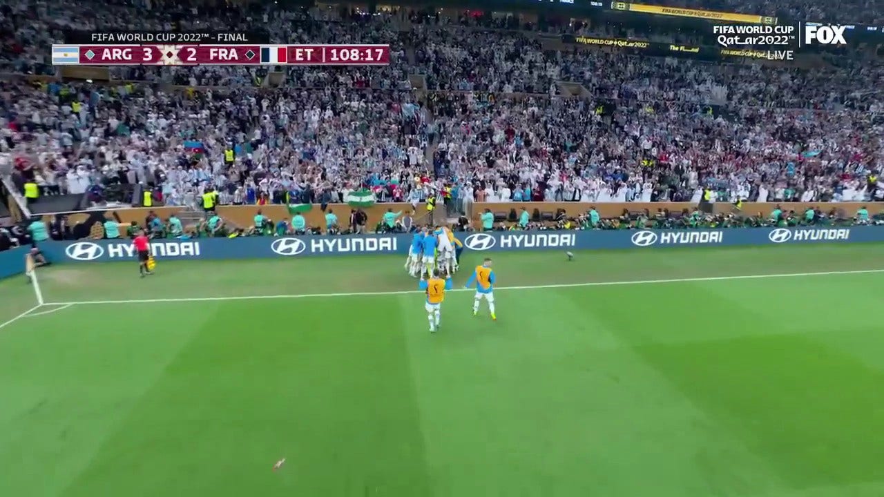 Argentinas Lionel Messi scores goal vs