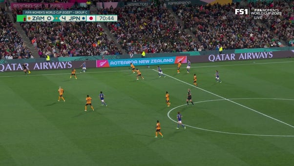 Japan's Jun Endo scores goal vs. Zambia in 71' | 2023 FIFA Women's World Cup