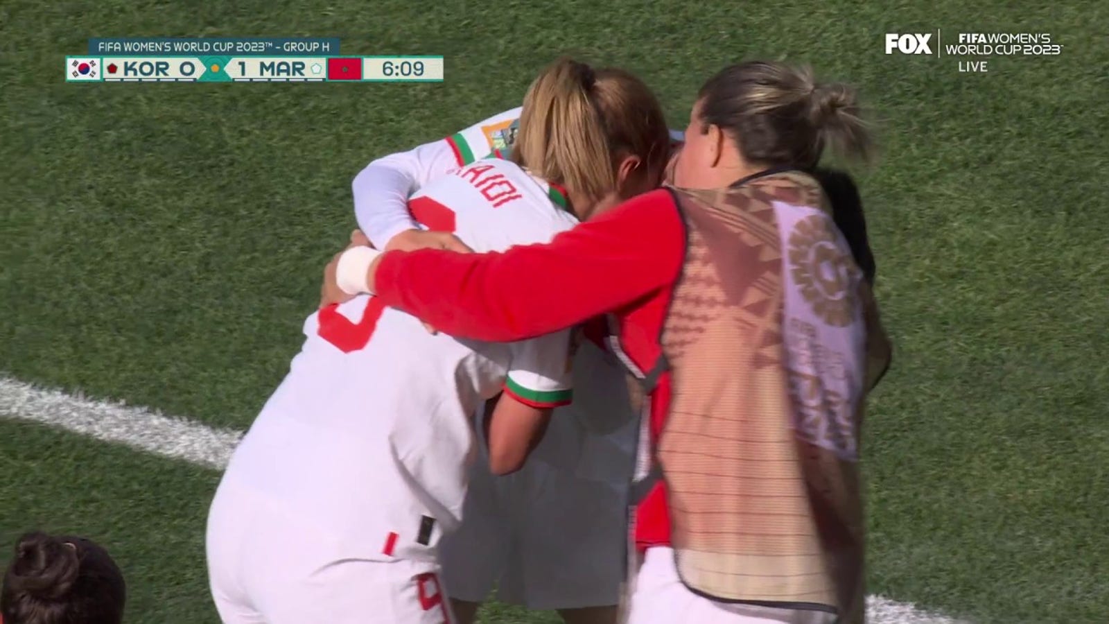 Morocco's Ibtissam Jraidi scores goal vs. Republic of Korea in 6' | 2023 FIFA Women's World Cup