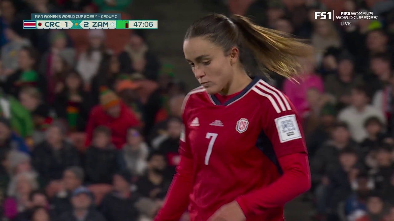 Costa Rica's Melissa Herrera scores goal vs. Zambia in 47' | 2023 FIFA Women's World Cup