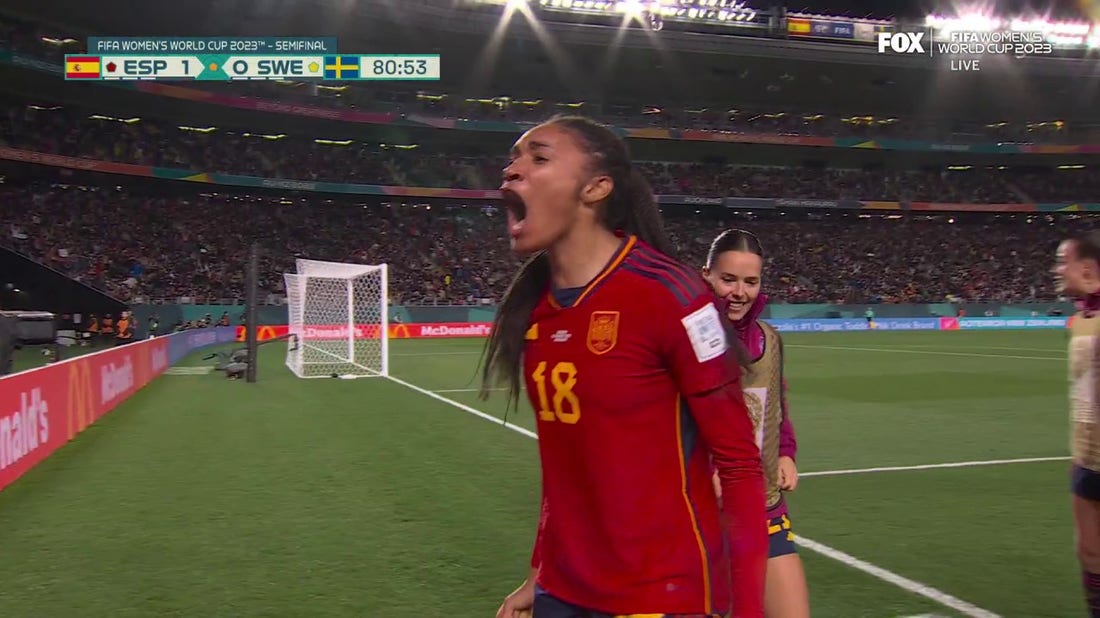 Spain's Salma Paralluelo scores goal vs. Sweden in 81' | 2023 FIFA Women's World Cup