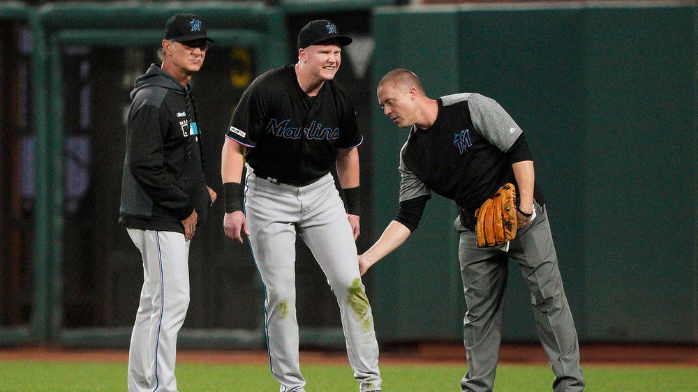 Garrett Cooper suffers left knee contusion against Giants