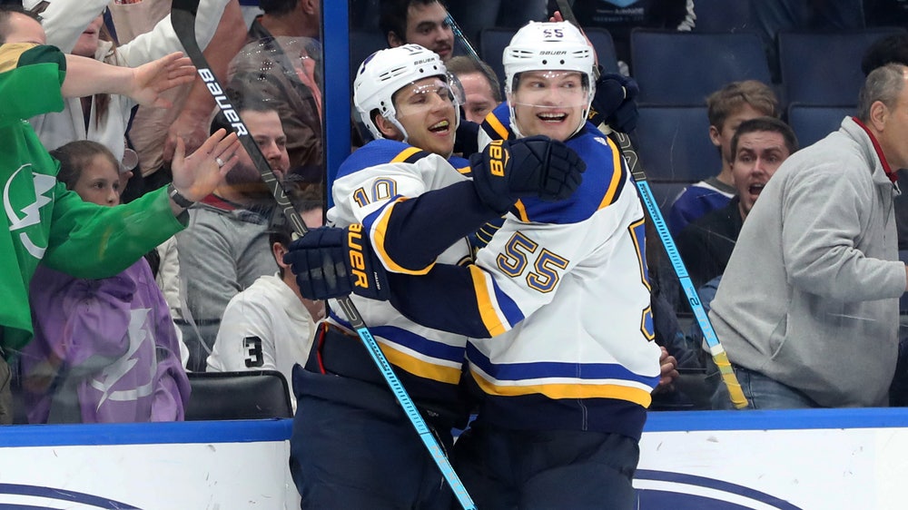 Schenn's goal lifts Blues to 1-0 overtime victory over Lightning