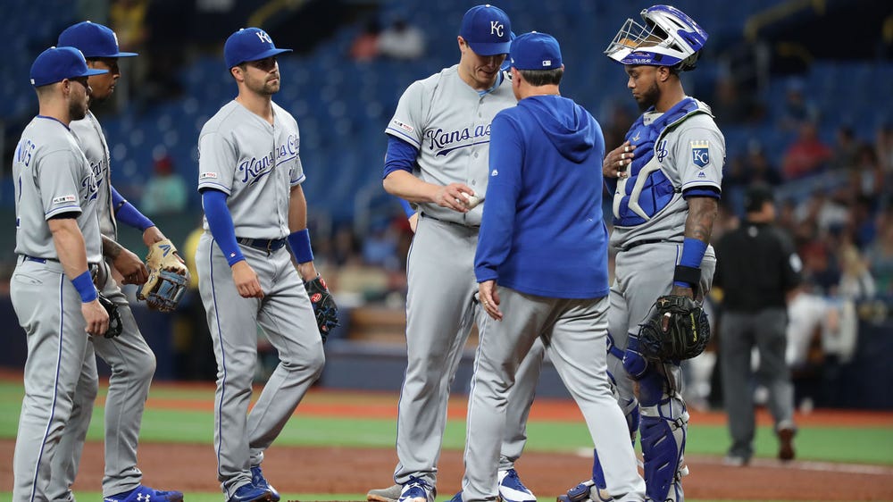 Bailey pulled after one inning as Royals fall 5-2 to Rays