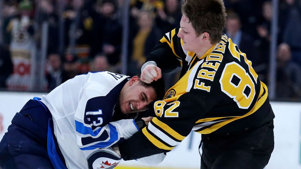 St. Louisan Frederic of Bruins wins memorable fight in NHL debut