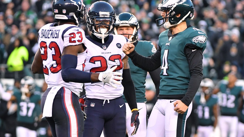 Texans lose to Eagles 32-30, lose control of No. 2 seed