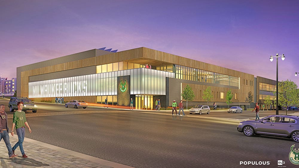 Bucks release renderings of new training center