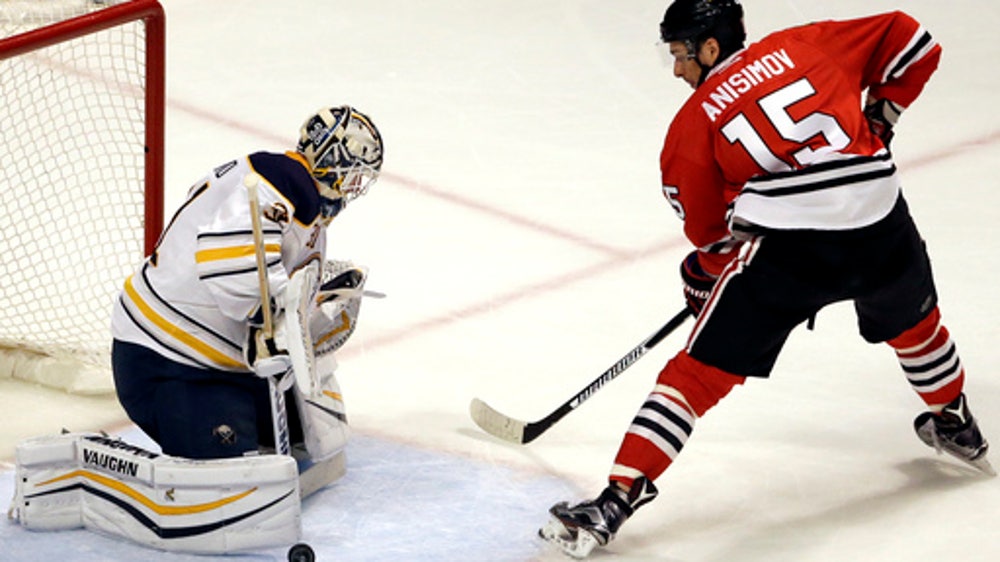 Blackhawks beat Sabres 3-1 for 6th straight win