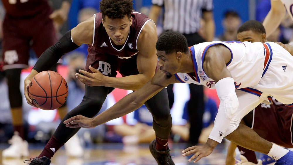 Jayhawks bounce back with 79-68 victory over Aggies