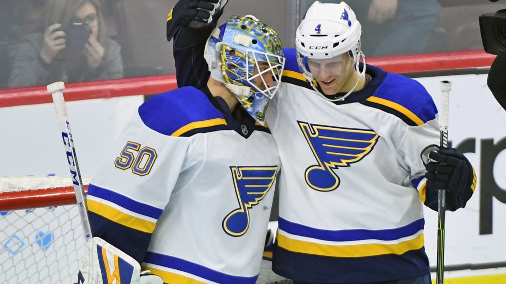 Binnington earns shutout in his first NHL start, Blues beat Flyers 3-0