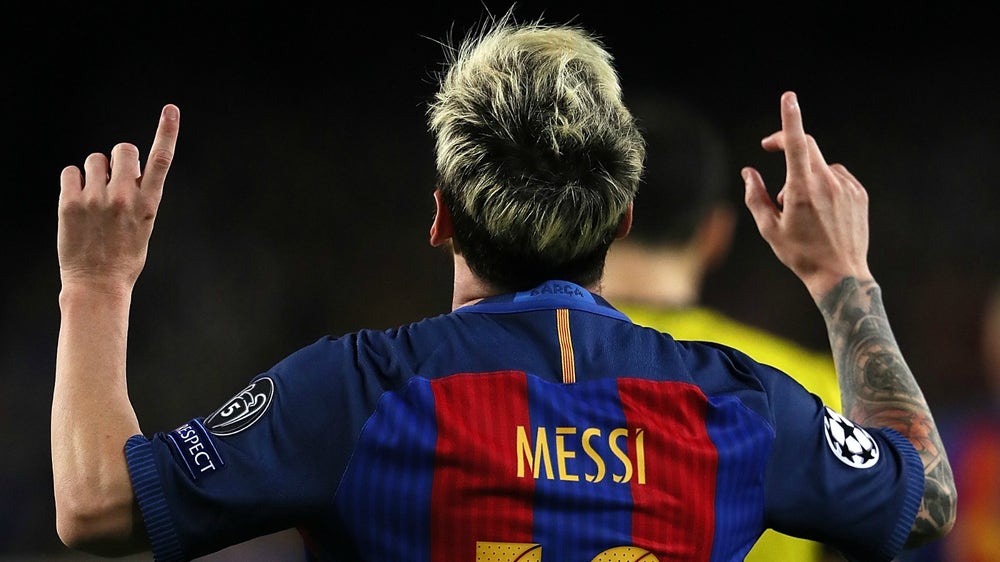 Lionel Messi beat Manchester City all by himself with a hat trick