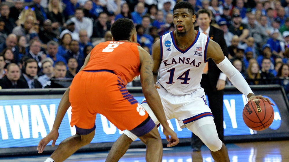 Jayhawks advance to Elite Eight with 80-76 win over Clemson