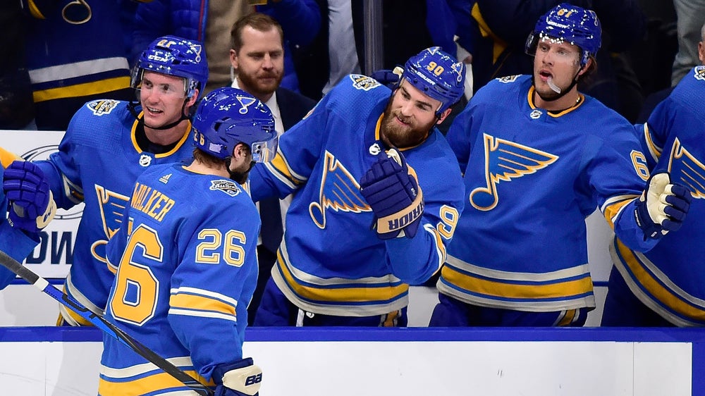 Faulk, Walker score first Blues goals as St. Louis defeats Penguins 5-2