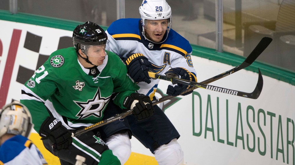 Blues' Steen to miss rest of camp with hand injury