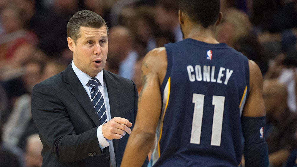 Mike Conley's face has seen better days