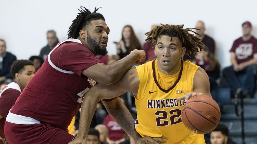 Minnesota routs Massachusetts 69-51 in Barclays Classic opener