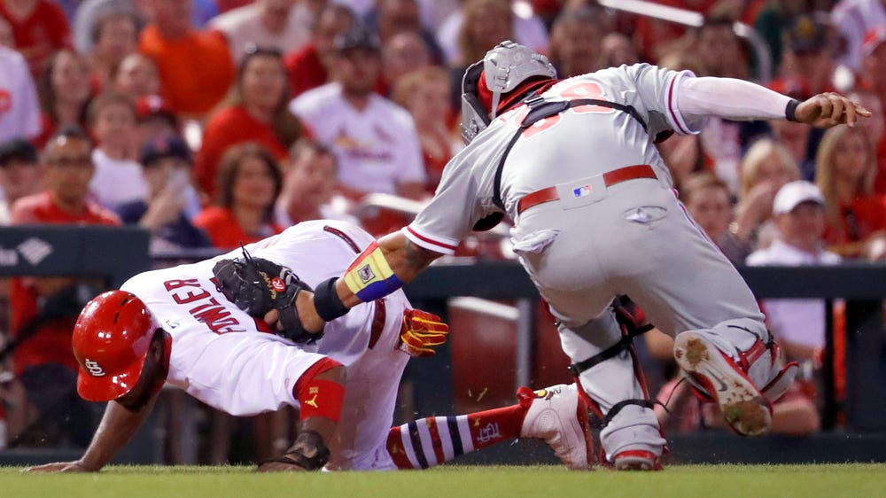 Cardinals waste a strong Weaver start, fall 6-2 to Phillies