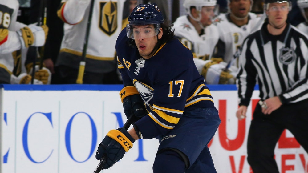 Blues sign ex-Sabres F Jordan Nolan to one-year, two-way contract