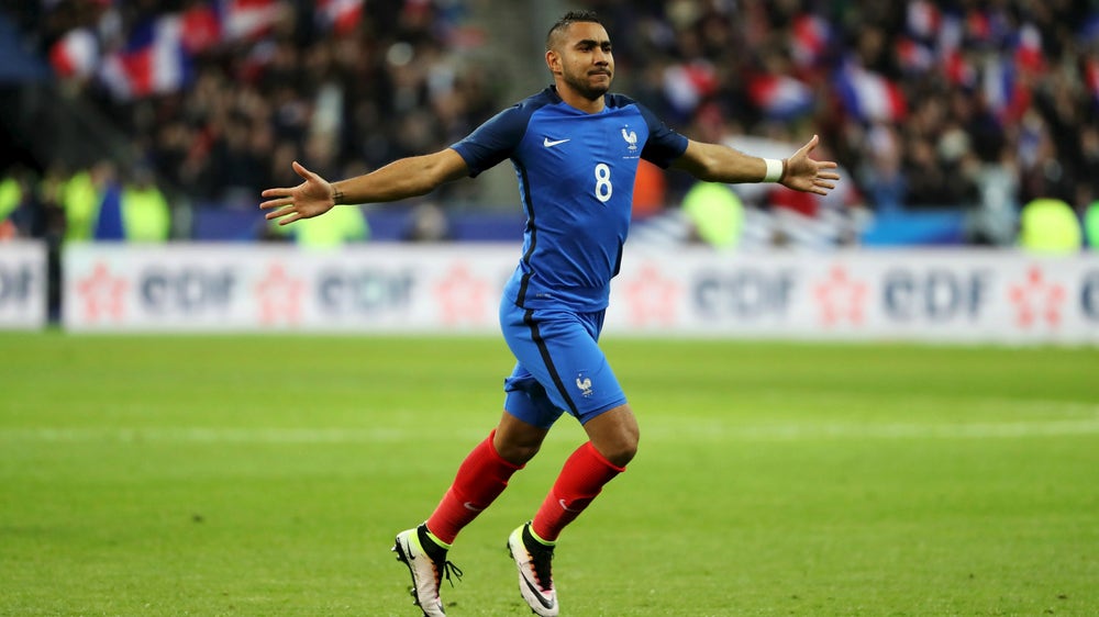 Dimitri Payet works his free kick magic for France now, too