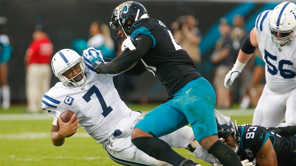 Colts fall 38-20 to Jaguars, finish below .500 for second time in three years
