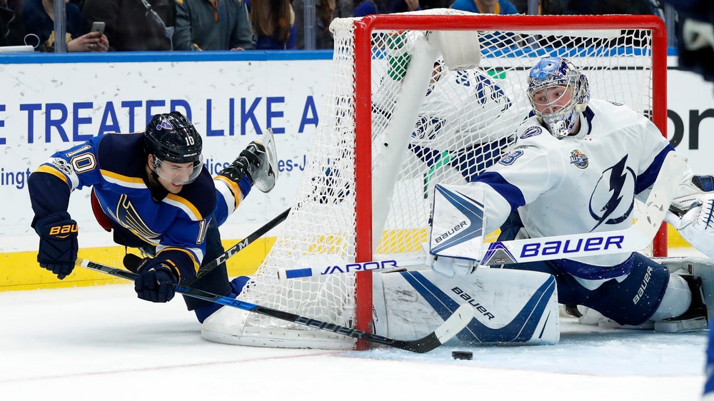 Blues blanked in 3-0 loss to NHL-leading Lightning