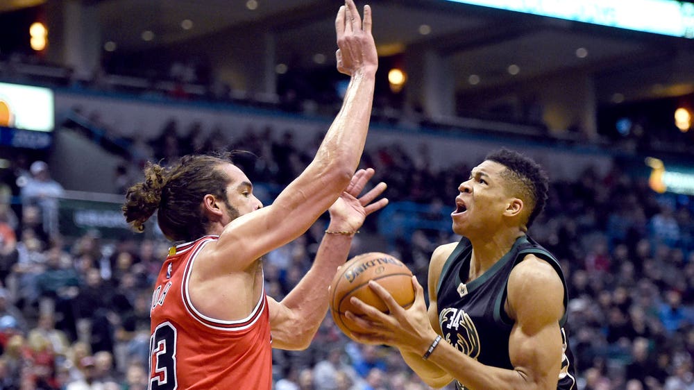 Watch the Greek Freak cross-over Noah in huge slump-buster vs. Bulls