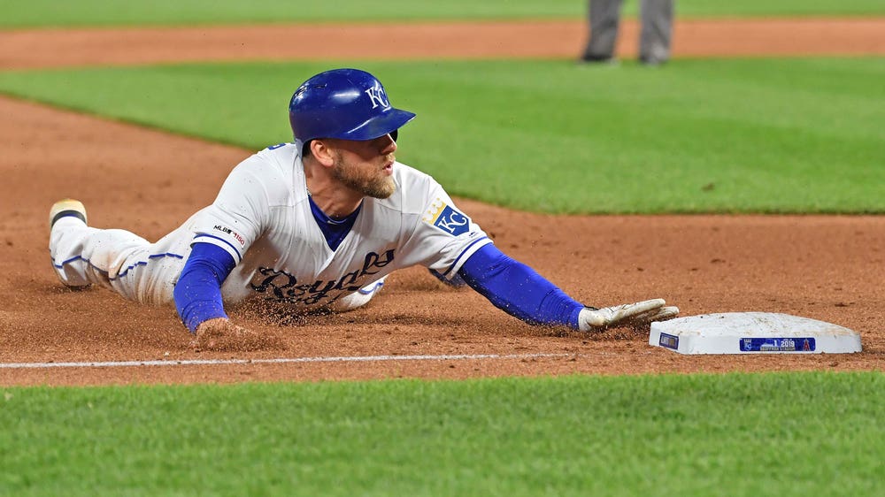 Dozier's four-hit night leads Royals to 9-5 victory over Angels