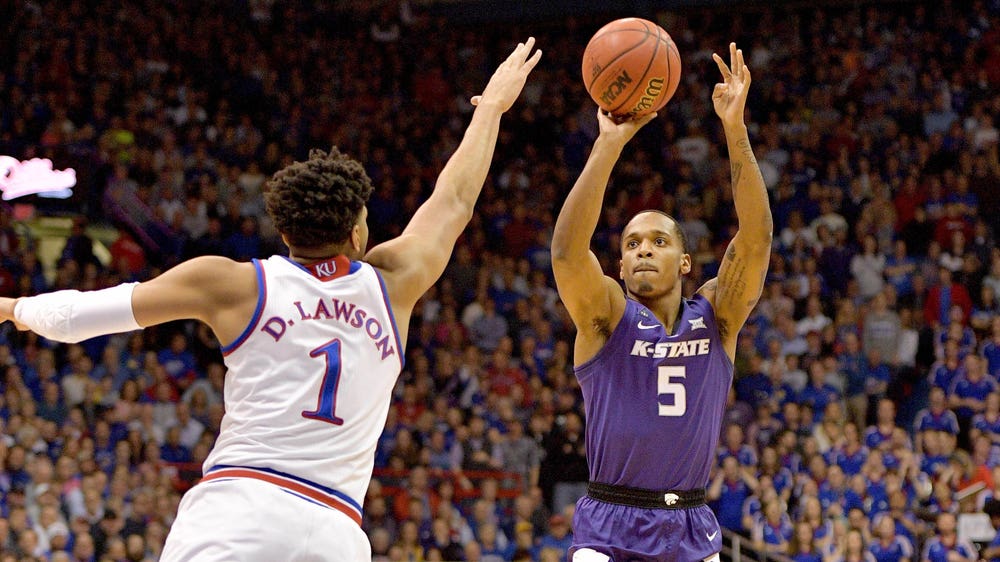 Kansas knocks off K-State 64-49, keeping Big 12 title hopes alive