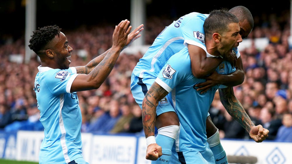 Manchester City stay perfect with decisive win over Everton