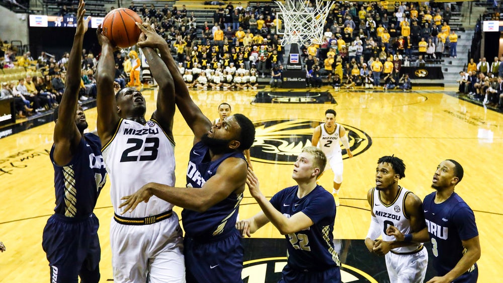 Missouri uses second-half surge to get 80-64 win over Oral Roberts