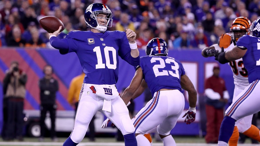 Eli Manning throws clutch fourth-down TD to help Giants edge Bengals