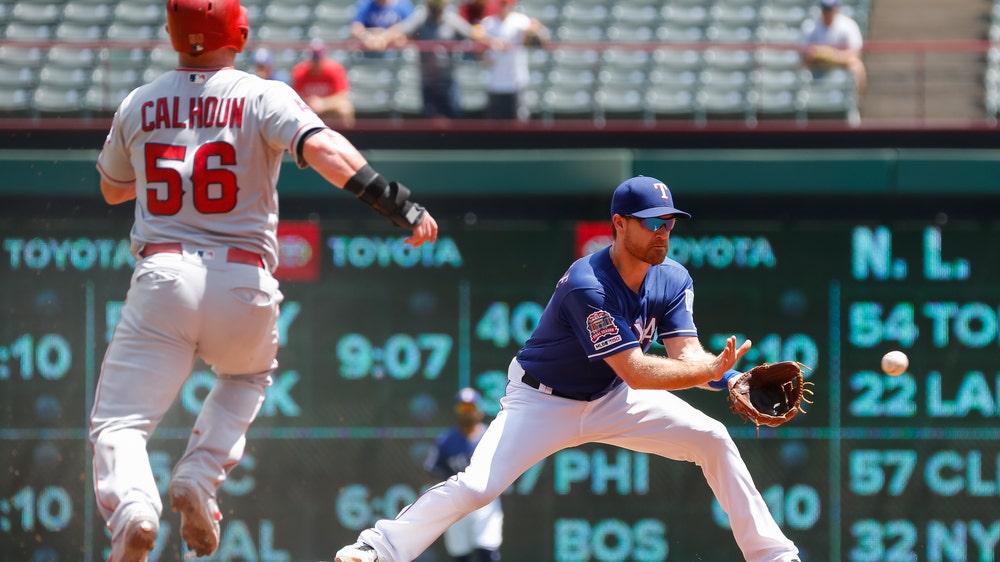 Trout, Heaney with career highs in Angels' 5-1 win at Texas