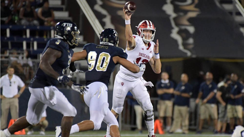 Hoosiers overcome early deficit, defeat FIU 38-28 in season opener