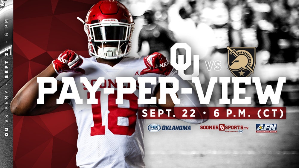How to watch the Oklahoma Sooners - Army Black Night game Saturday on Pay-Per-View