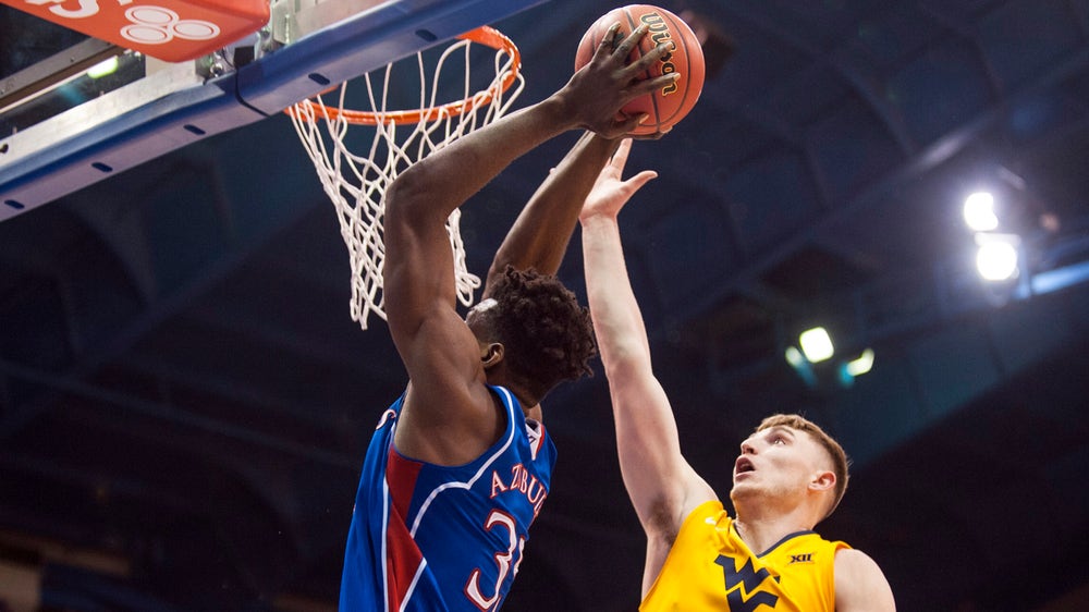 Jayhawks earn much-needed home victory, 77-69 over Mountaineers