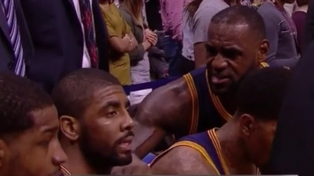 Kyrie Irving didn't seem to care about LeBron James' vocal advice