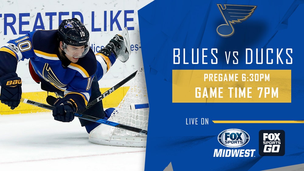 Blues seek another prolific bounce-back against Ducks