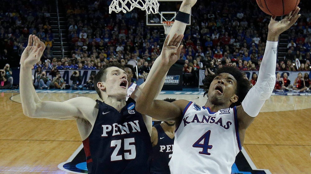 Graham helps Jayhawks overcome sluggish start in 76-60 win over Penn