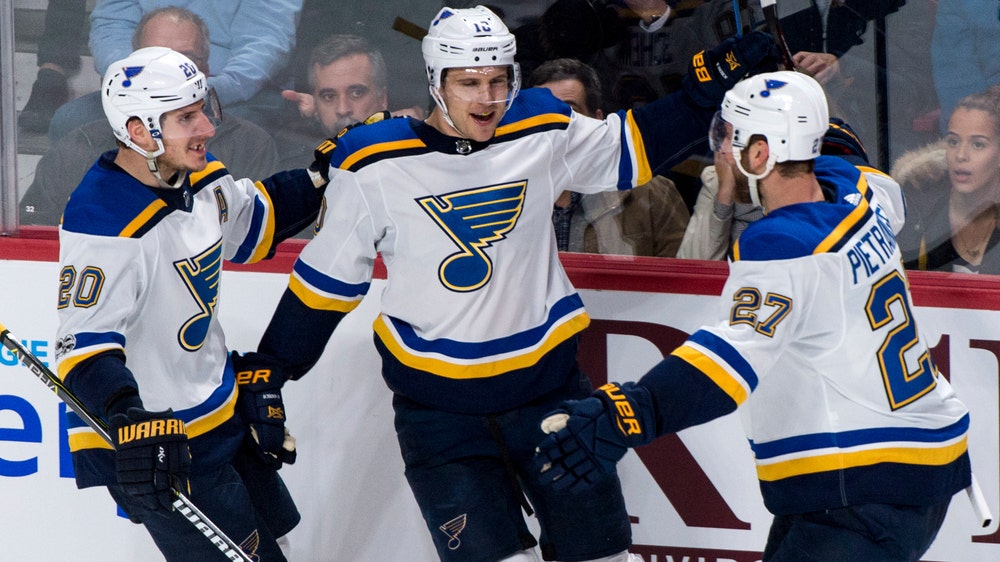 Schenn's hat trick lifts Blues over Canadiens 4-3