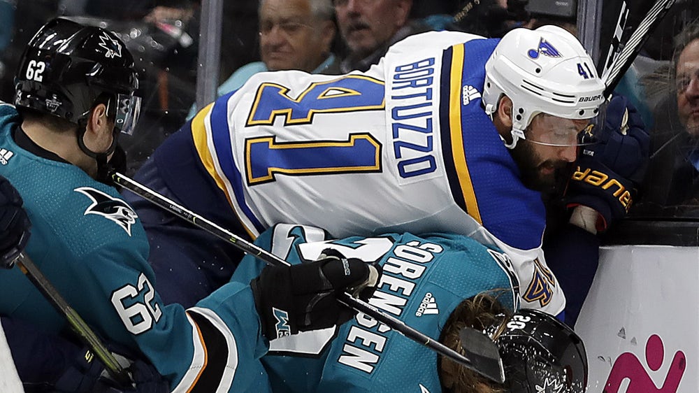 Defensive switch helps spark Blues' series-evening win over Sharks