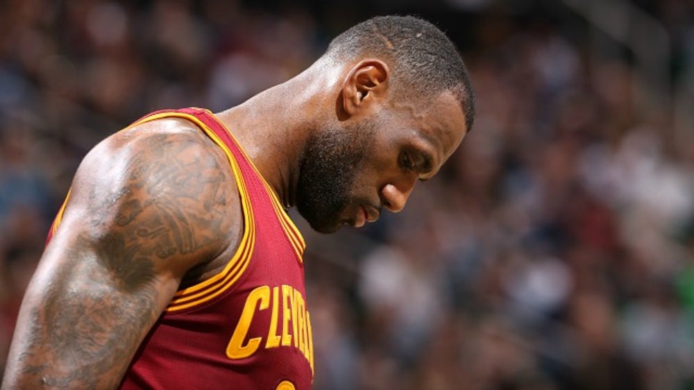 LeBron uses a banana to mock media for over-analyzing his life