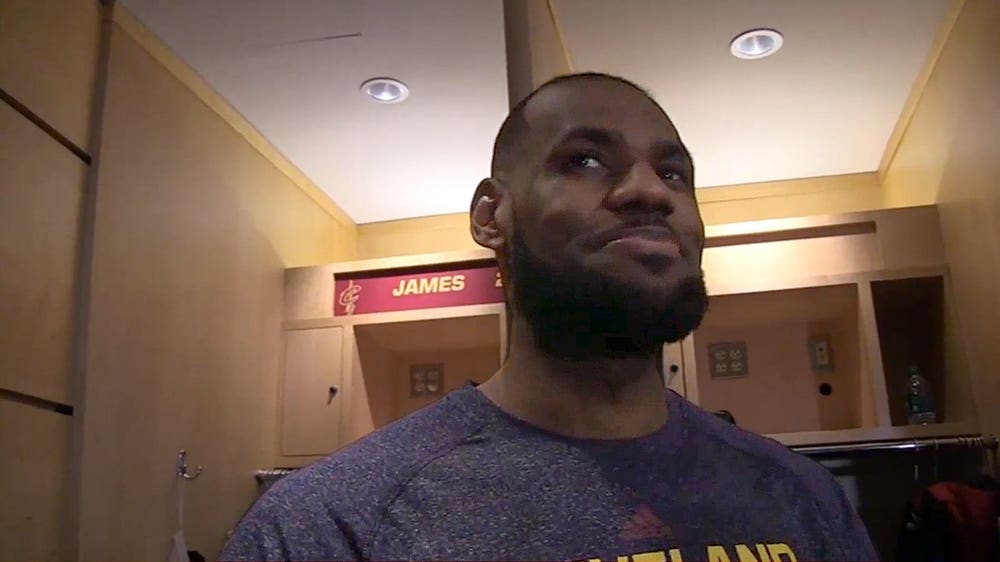 LeBron says he's entered 'the zone' — of silence — so don't ask