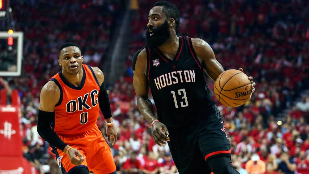 Rockets rout Thunder behind Harden's 37 points