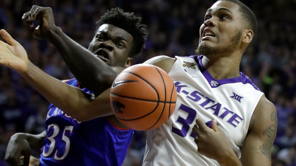 Jayhawks maintain hold on Big 12 lead with 70-56 win over K-State