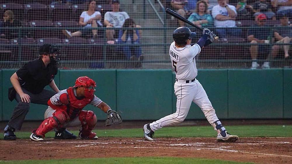 Padres' prospect Blake Hunt adjusting well to pro catching routine